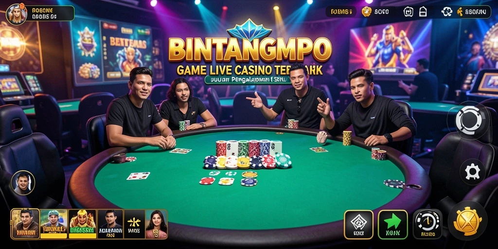 Tampilan gameplay BINTANGMPO yang mengesankan di Live Casino.