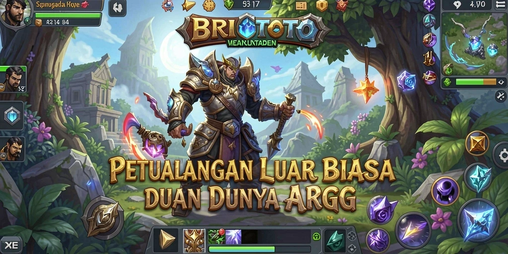 Tampilan gameplay BRIOTOTO yang penuh aksi dan petualangan.