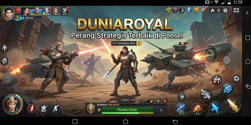 Gameplay seru dan strategi mendalam di DUNIAROYAL.