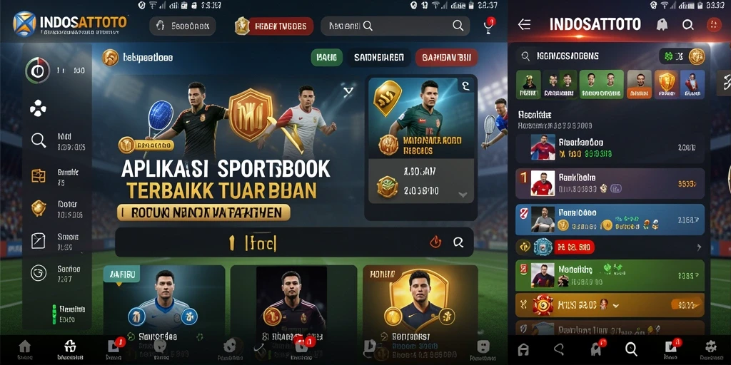 Tampilan menarik dari aplikasi INDOSATTOTO yang menunjukkan berbagai pilihan taruhan.