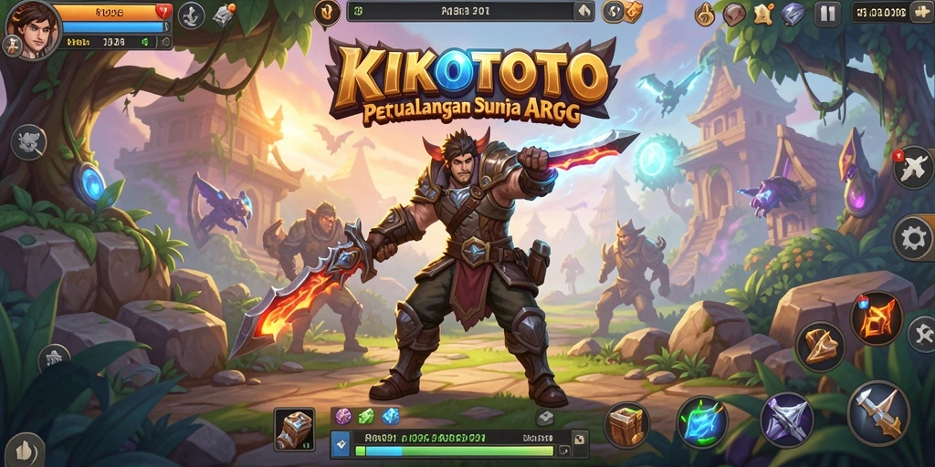 Gameplay seru KIKOTOTO dengan pertarungan epik.