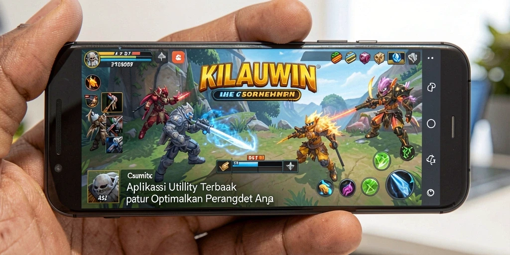 Tampilan antarmuka utama KILAUWIN yang ramah pengguna.