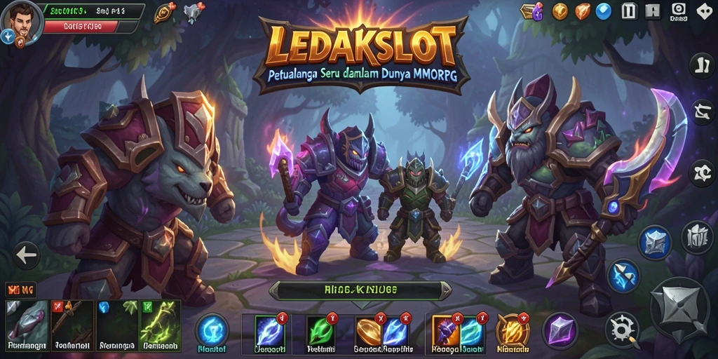 Gameplay seru di dunia fantasi LEDAKSLOT dengan aksi multiplayer.