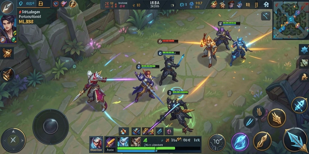 Tampilan utama gameplay MLBB8 yang seru dan menawan.