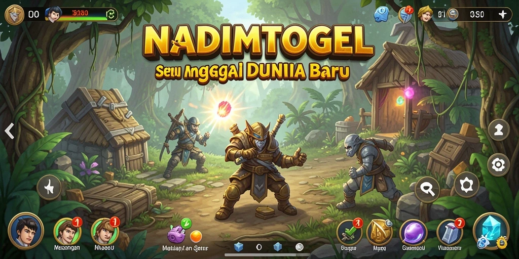Tampilan gameplay NADIMTOGEL yang seru dan mendebarkan.