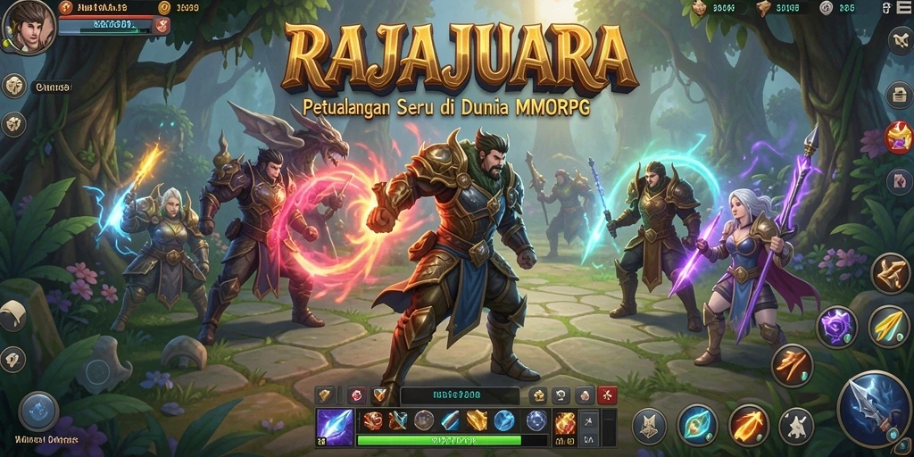 Gameplay menarik dan seru di dunia fantastis RAJAJUARA.