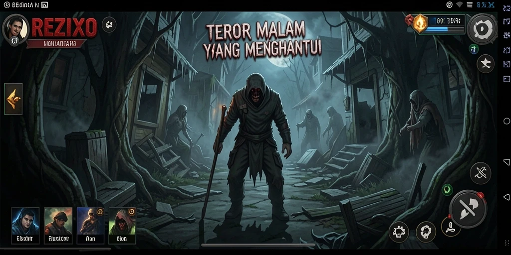 Gameplay seram di dalam dunia gelap REZIXO.