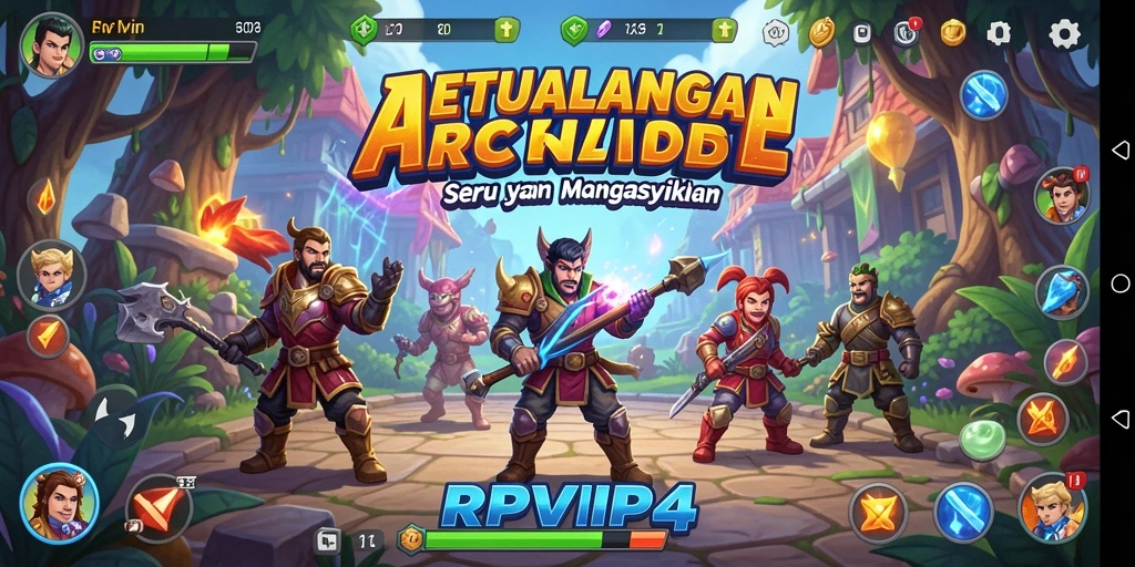 Tampilan menarik dari gameplay RPVIP4 yang menantang dan mengasyikkan.