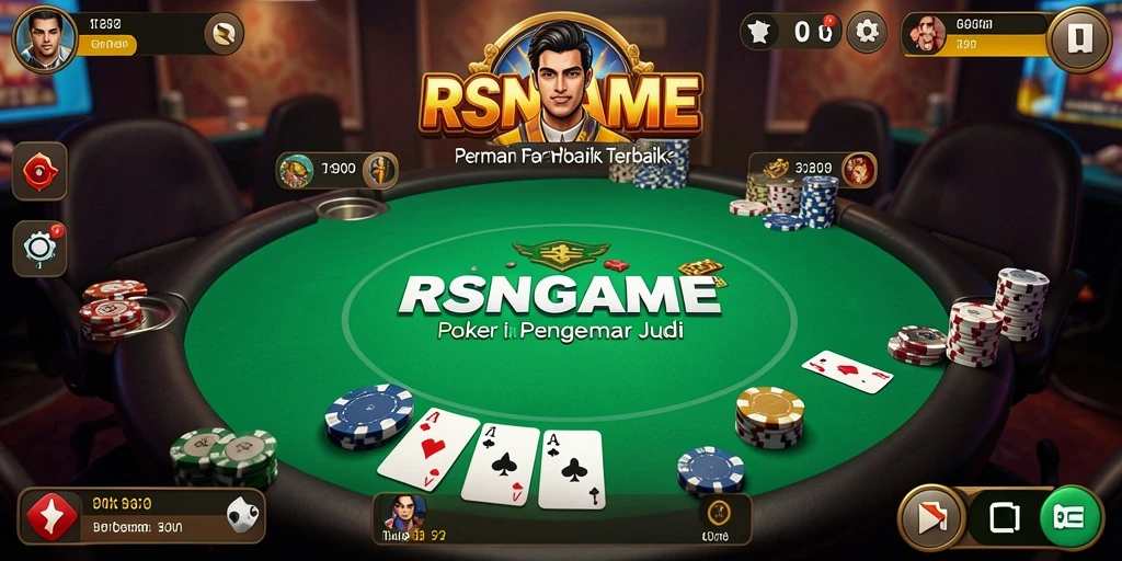 Gameplay poker yang seru dan mendebarkan di RSNGAME.