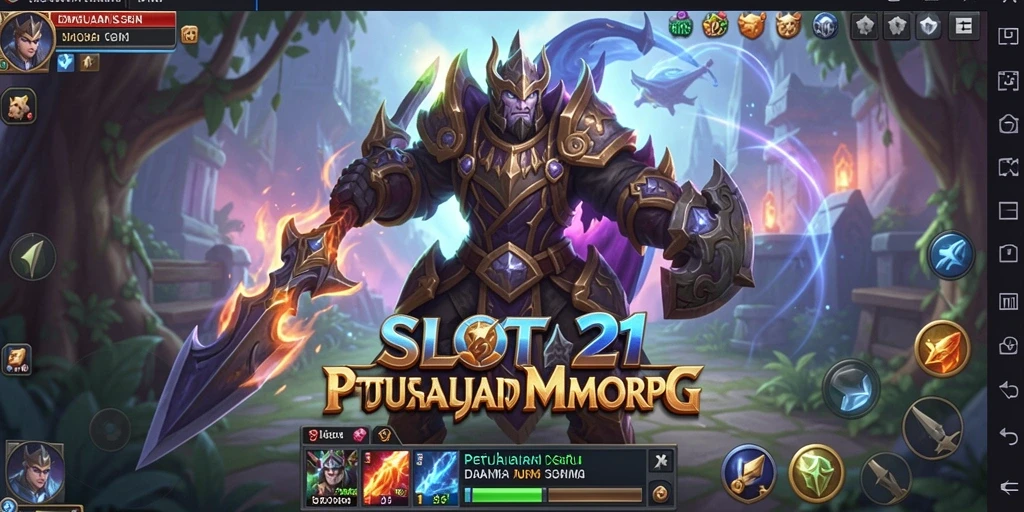 Menampilkan aksi seru dalam dunia MMORPG SLOT21.