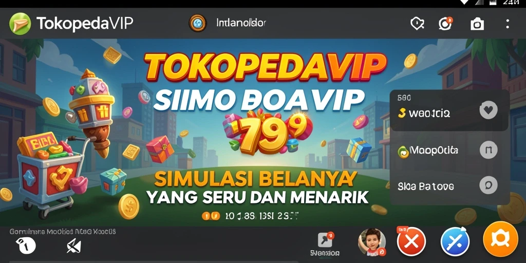 Screenshot gameplay menunjukkan pengalaman belanja yang menarik dan interaktif.
